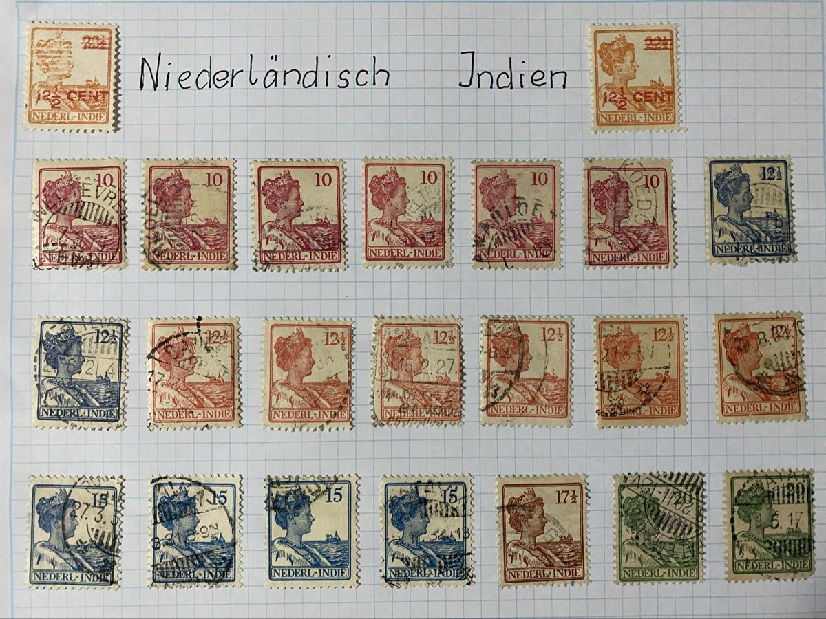 Tutti i francobolli: Timbres - Indes Néerlandaises – Usato da Petit-Lancy venduto da Solcarm 1