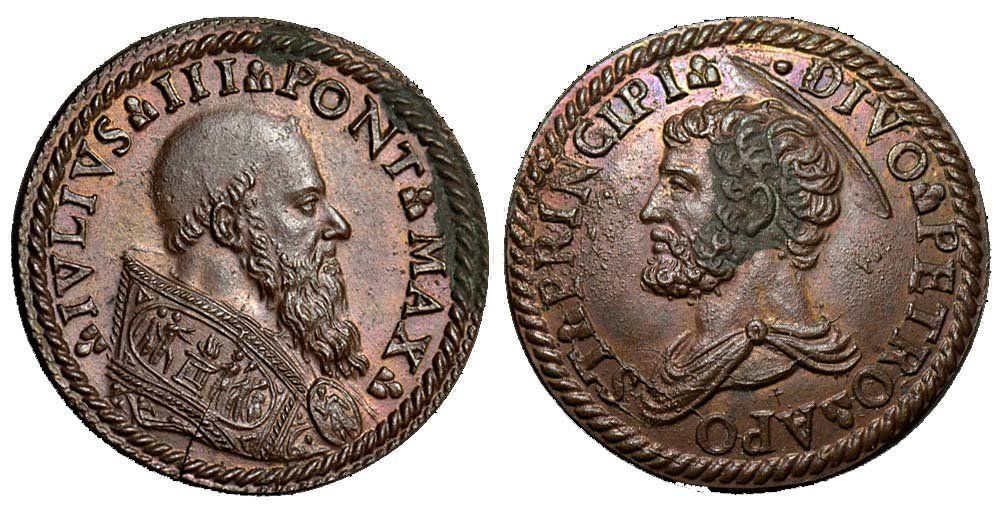Medaglie: Rom, Julius III, Bronzemedaille – Usato da Chiasso venduto da Novamarketing