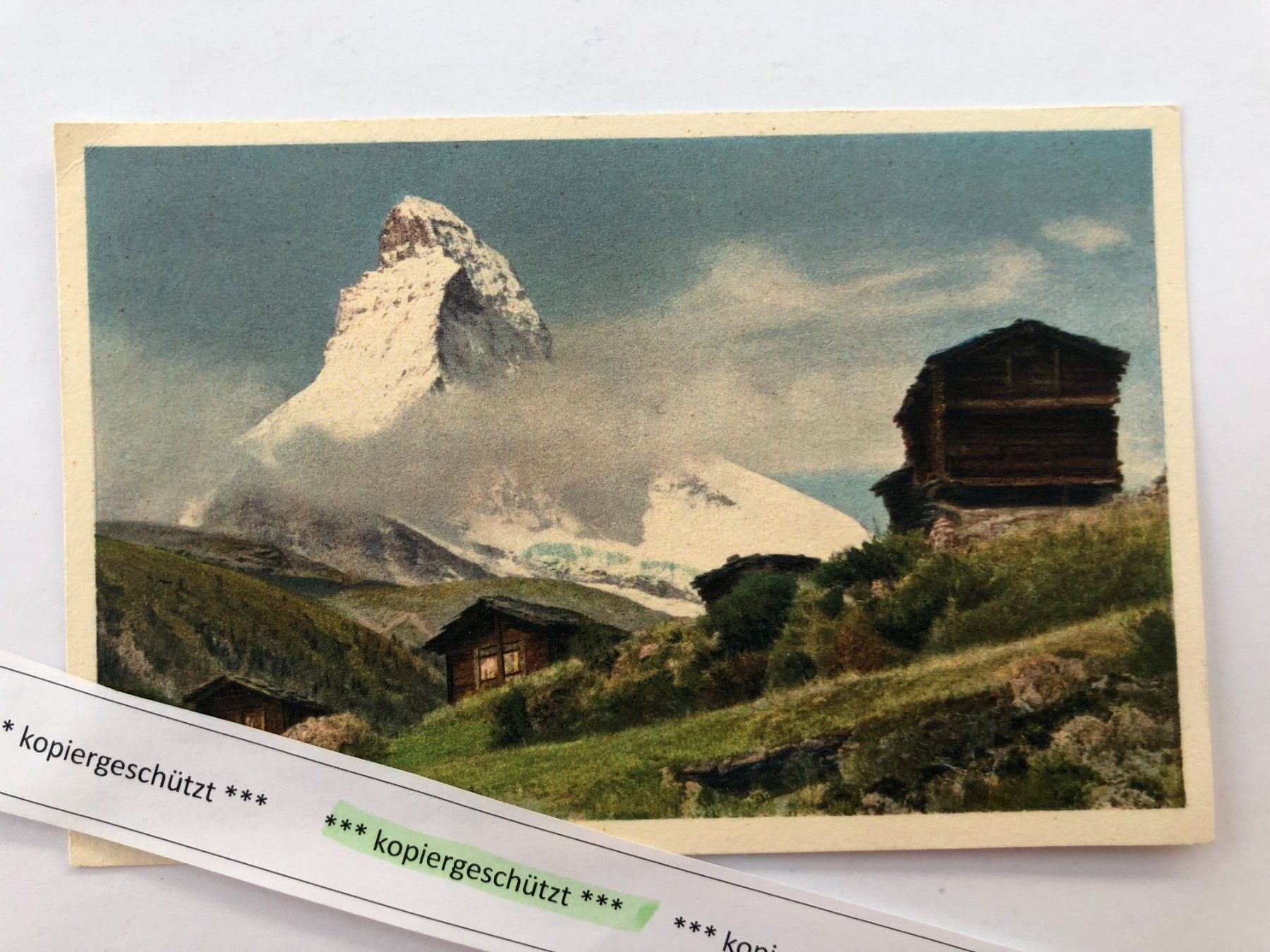 Cartoline postali: Winkelmatten mit Matterhorn Zermatt  alt AK – Nuovo (secondo la descrizione) da Hefenhofen venduto da Bierinder