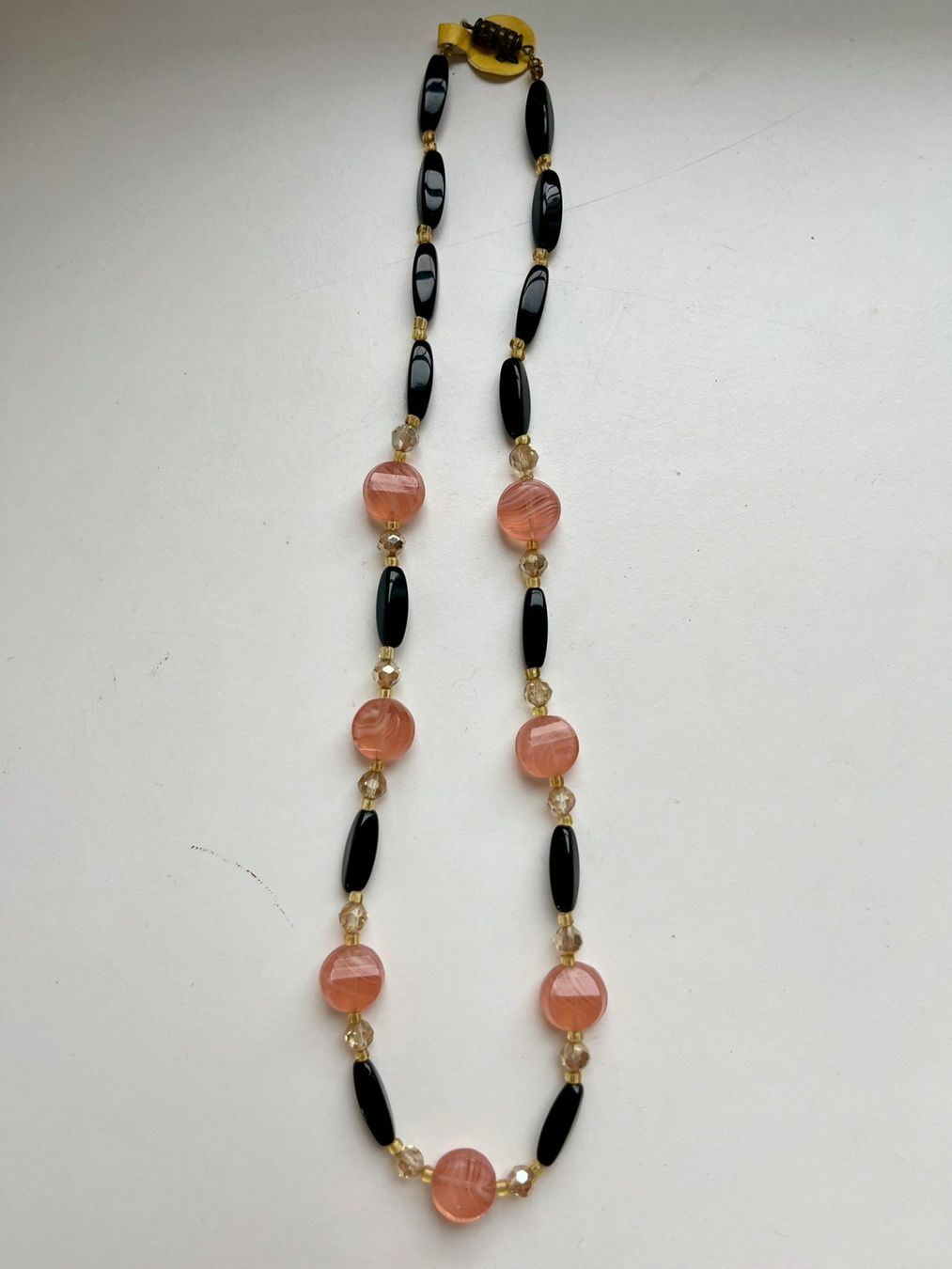 Catenine: Elegante Vintage-Halskette mit Glasperlen – Usato da Wädenswil venduto da Aniares2 3