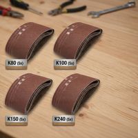 Schleifband Set 75 x 457 mm, 20-teilig