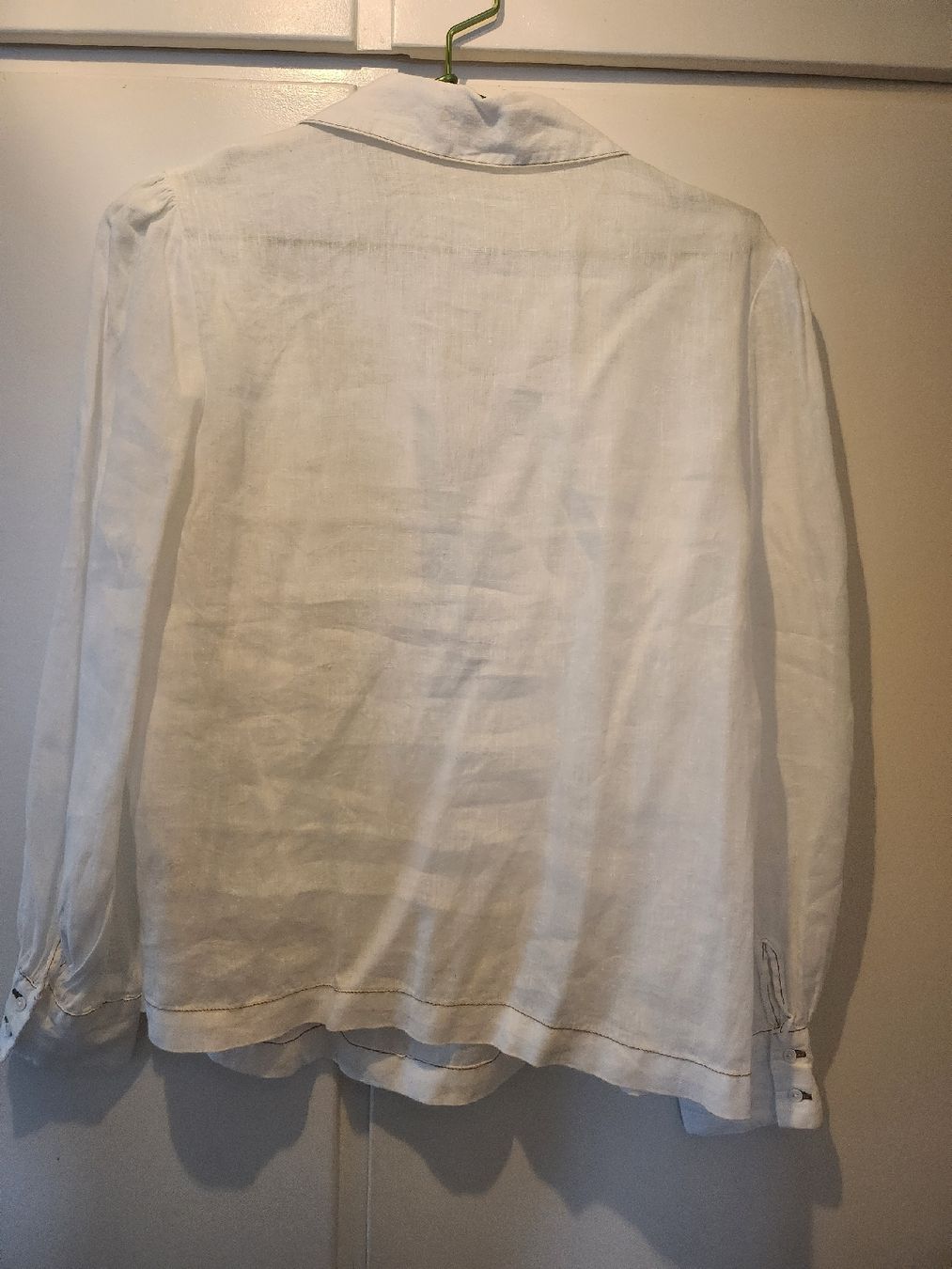 Camicette: White linen shirt SACK'S 2 size M used condition – Usato da Schlieren venduto da wik_69lh 2