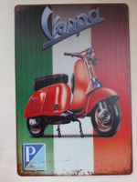 Vespa Blechschild / Blechtafel Vespa