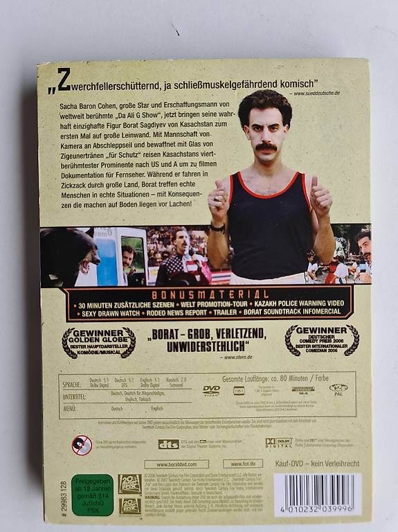 Tutti i DVDs: Borat (2006) DVD Cham VB – Usato da Cham venduto da trendman19 1