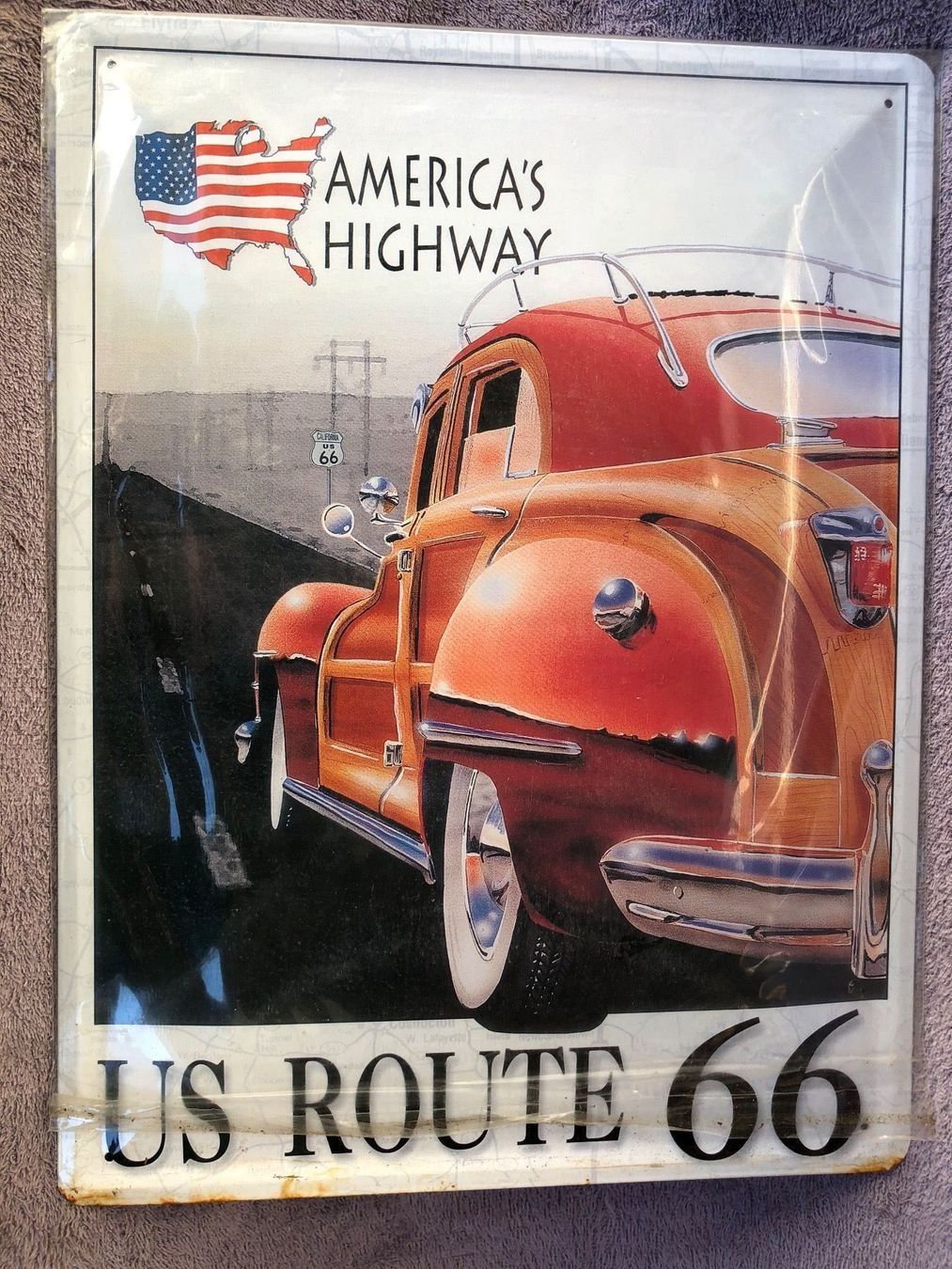 Schilder: Us route 66 americas highway Oldtimer – Neu (gemäss Beschreibung) aus Reinach AG von rares75