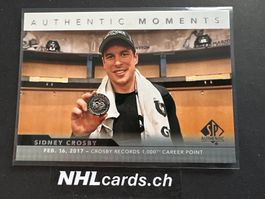 Sidney Crosby NHL Authentic Moments Insert Card