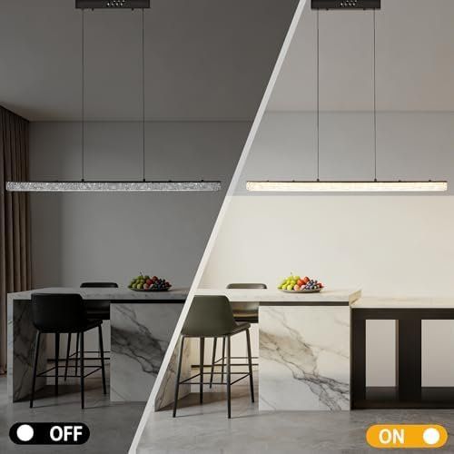 Lampadari & plafoniere: 100CM Pendelleuchte LED 40 esstisch dimmbar 3000K-6000K – Nuovo e nell'imballaggio originale da Hundwil venduto da pak_7zvn 3