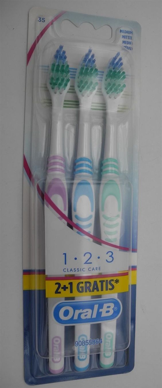 Oral B Cura del viso: 12 Pack Oral-B Zahnbürsten, Nr. 37b – Nuovo e nell'imballaggio originale da Kottwil venduto da Crazyrolf 2