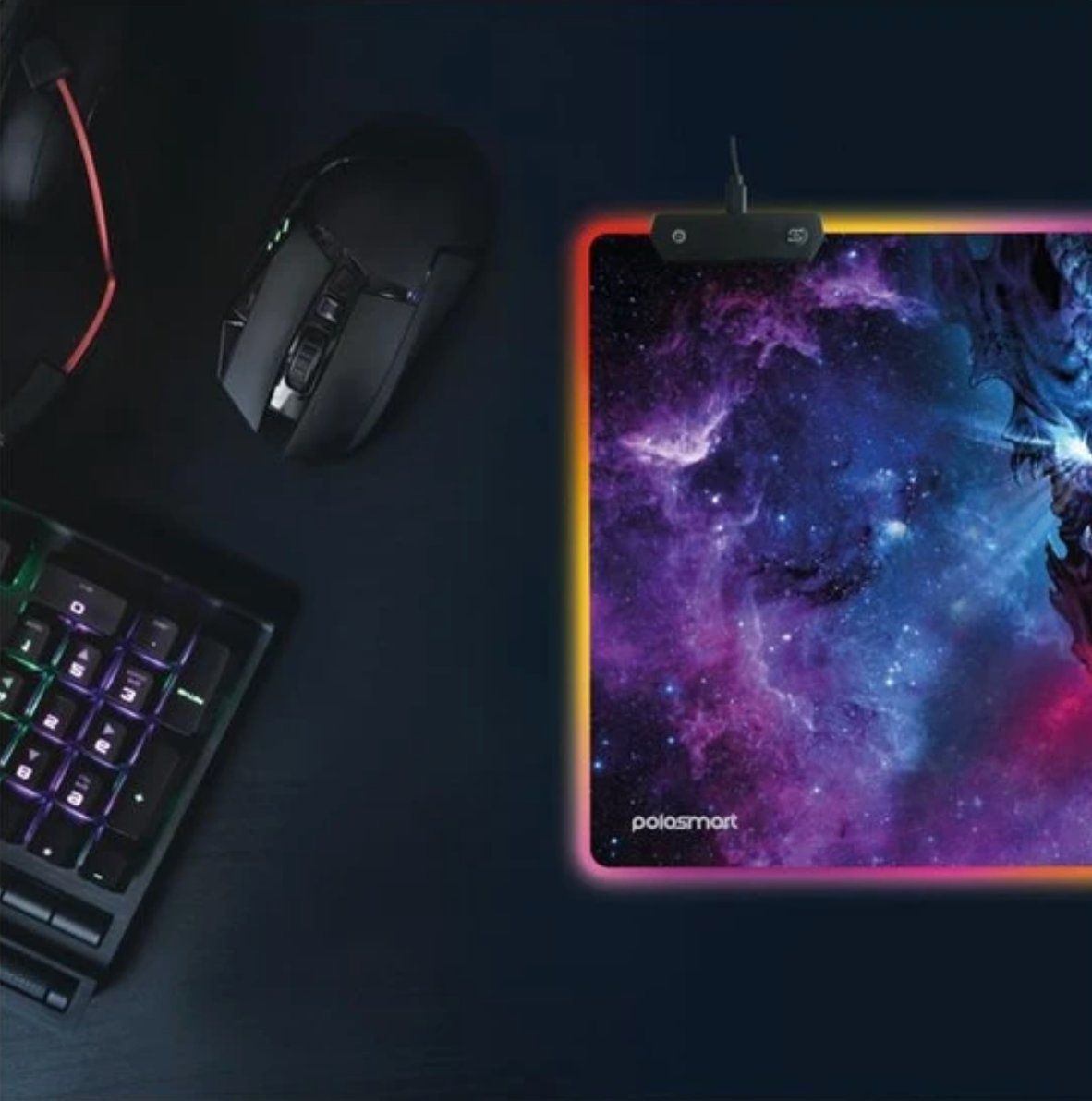 Tappetini per mouse: Polosmart Mauspad mit Lichter – Nuovo e nell'imballaggio originale da Biberist venduto da ShopSoltan 1