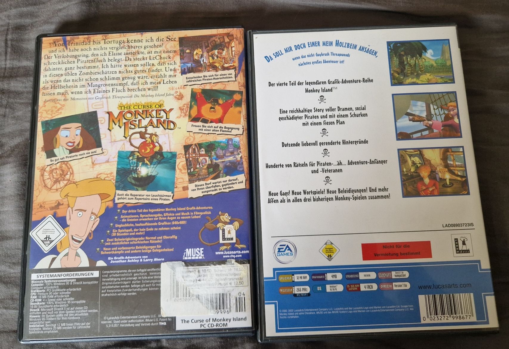 Spiele: Monkey Island 3 & 4 PC Games mit Lösungsbuch – Gebraucht aus Möhlin von Lyhme94 1