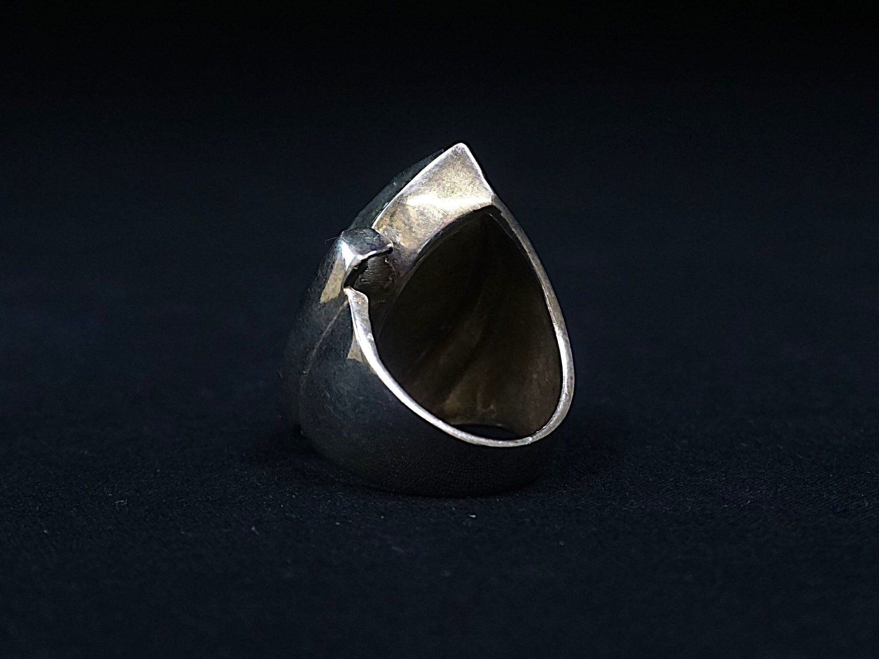 Anelli: 925 Silberring mit Labradorit Vintage – Usato da Pratteln venduto da Restwert_Pratteln 4