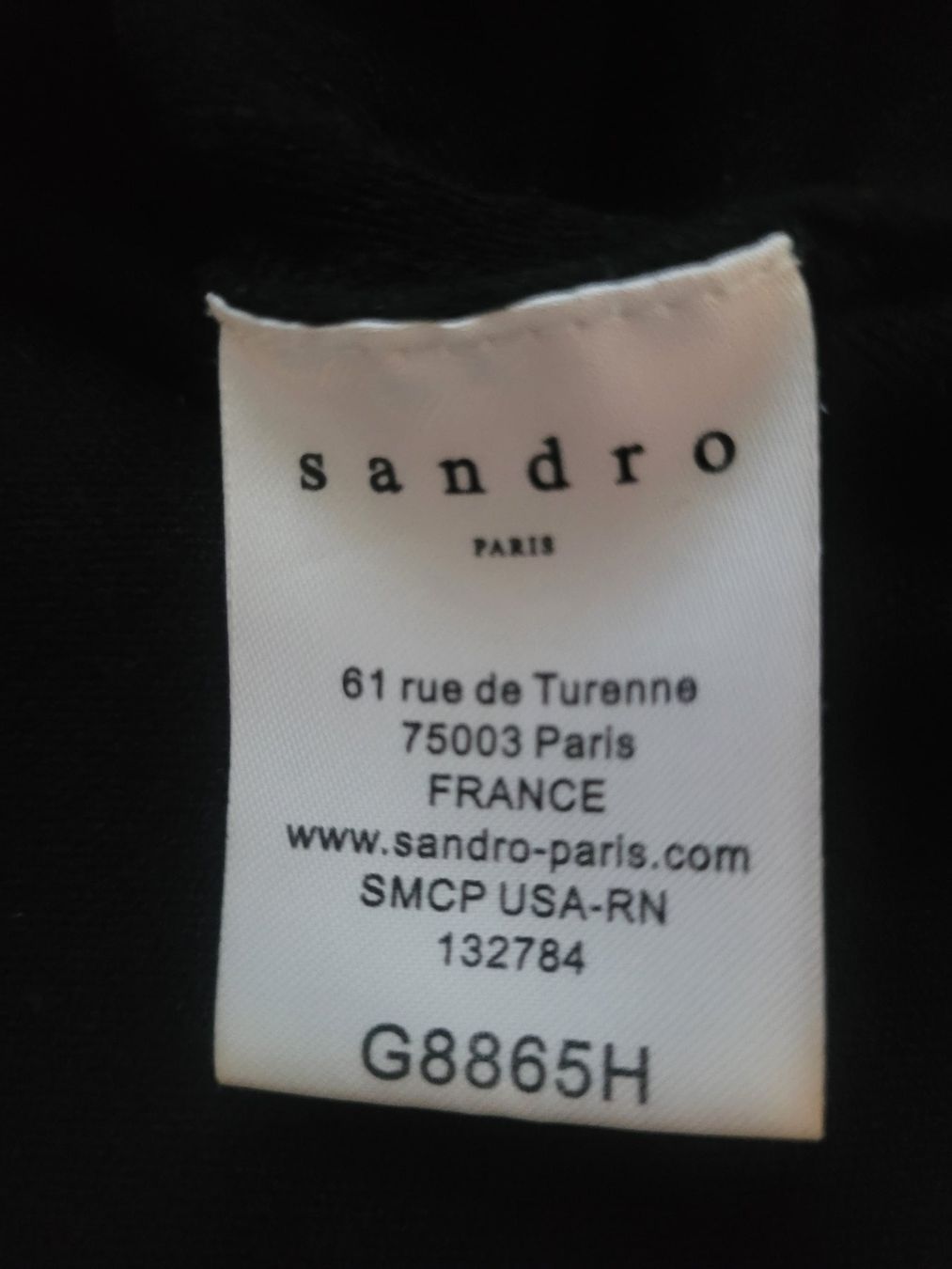 Sandro Gilets: Gilet Sandro noir fermeture éclair – D'occasion à St-Sulpice VD par Piggy03 5