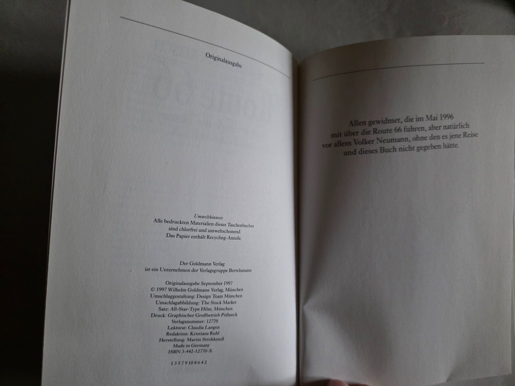 Libri: Route 66 - Hans-Christian Kirsch - 1997 – Usato da Walterswil BE venduto da Lonitti 9