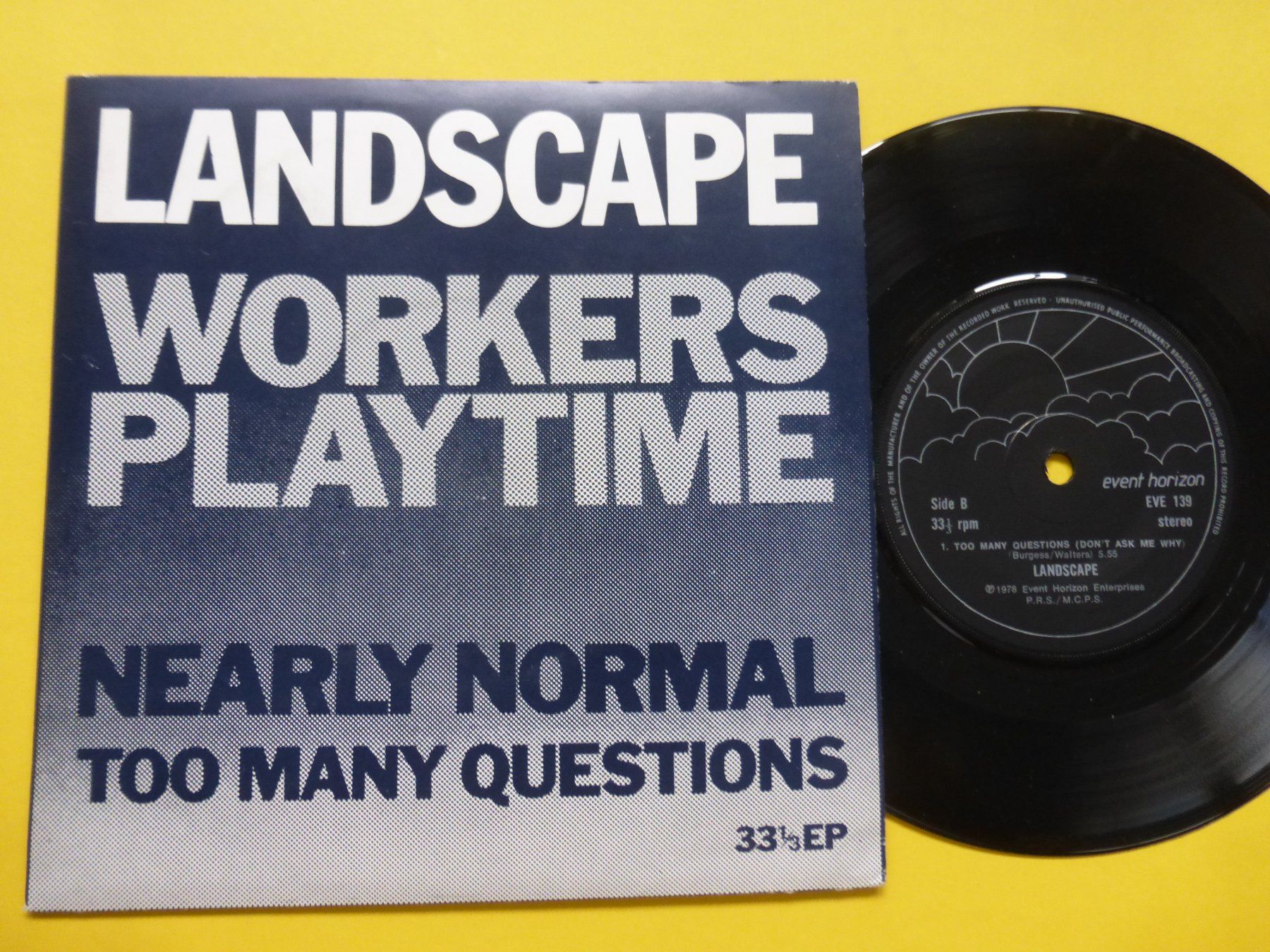 Dischi in vinile: Landscape – Workers Playtime – Usato da Zürich venduto da Swiss57