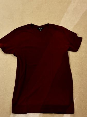 SMOG T-Shirt Bordeaux Regular Fit Size S 
