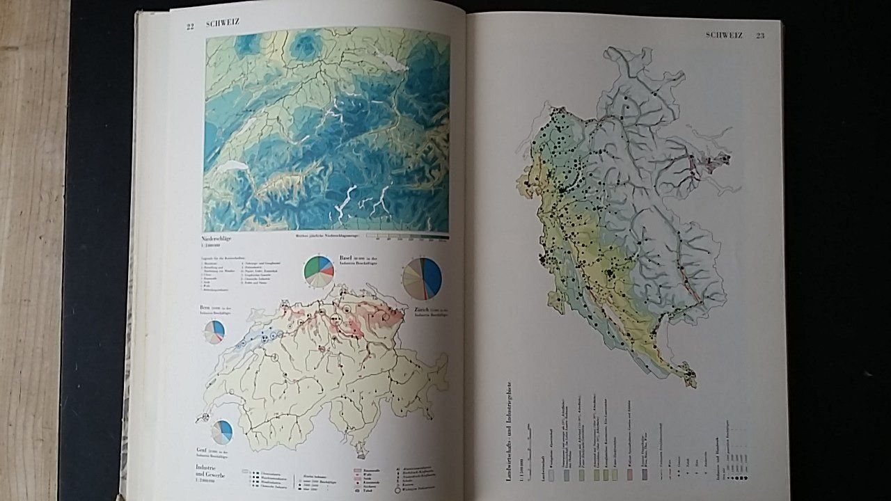 Libri: Schweizerischer Mittelschulatlas 1965 – Usato da Zollikerberg venduto da Dogon 4