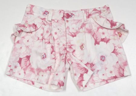 Short à fleurs rose poudré, taille 6 ans - Été chic! NEUF
