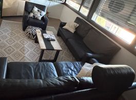 Ledersofa schwarz - Gepade