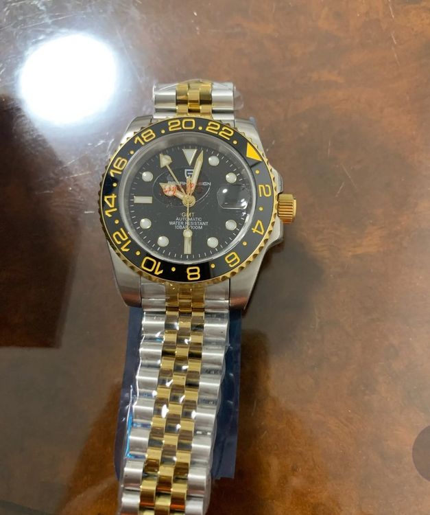 Pagani Design Herrenuhr Gold Silber Neu! V4 Jubilee Armband (Neu