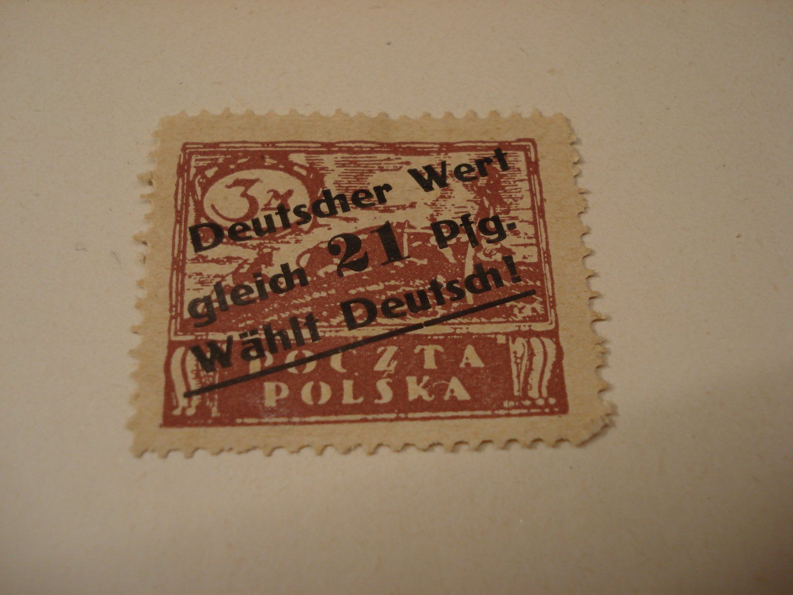 Tutti i francobolli: Polnische Marke mit Deutsche Propagandau, 1925 – Usato da Niederwil AG venduto da morostahu