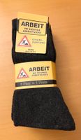 5 Paar Arbeitssocken schwarz Grösse 43 - 46