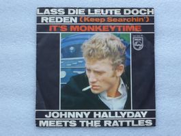 Vinyl Single   JOHNNY HALLYDAY meets THE RATTLES