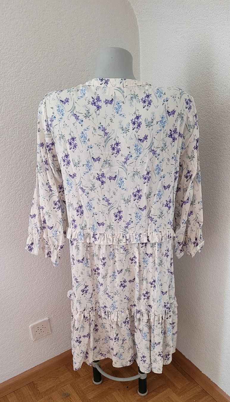 Vila Vestiti: Kleid Blumen von VILA Gr. 40 Hippie Boho Chic – Usato da Füllinsdorf venduto da Sunnebliemli7 1