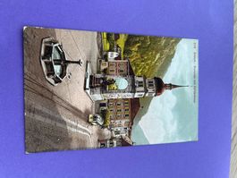 Altdorf Dorfplatz it Telldenkmal alt Ak