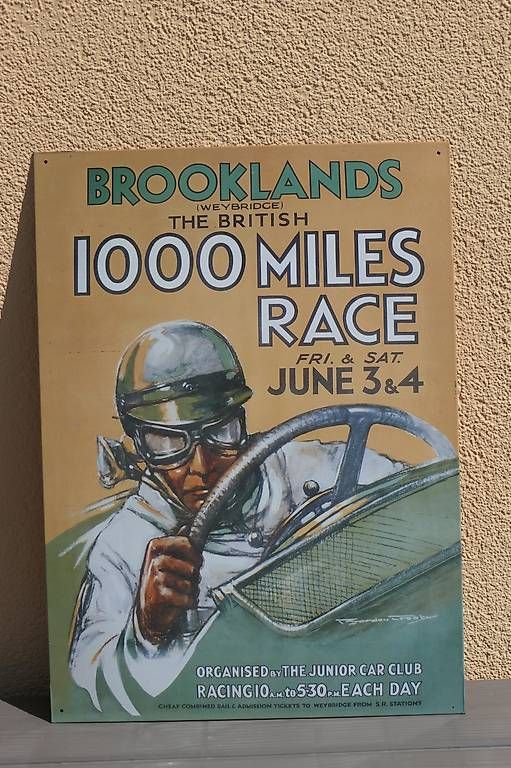 Insegne: Cooles Blechschild 1000 miles race – Usato da Lenggenwil venduto da Reto888 1