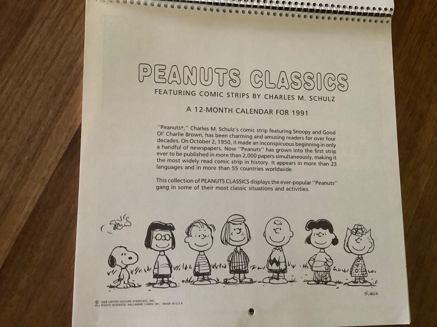 Calendriers: SNOOPY / PEANUTS CLASSICS – D'occasion à Winterthur par wintidizi 1