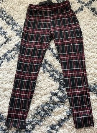 AMISU : jeggings motif carreaux (stretch) *NEUF*