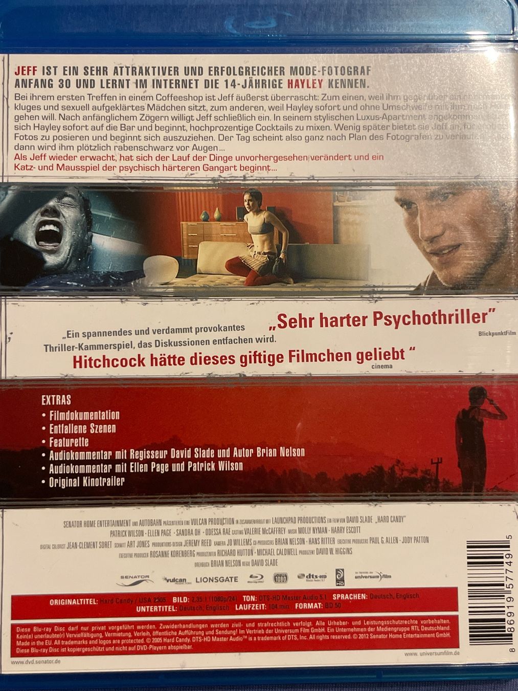 Tutti i DVDs: Hard Candy (2005) – Nuovo (secondo la descrizione) da Waldenburg venduto da Gonzo8 1