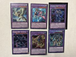 Yugioh Fusion Paket 6 X Secret Rare in gutem Zustand!