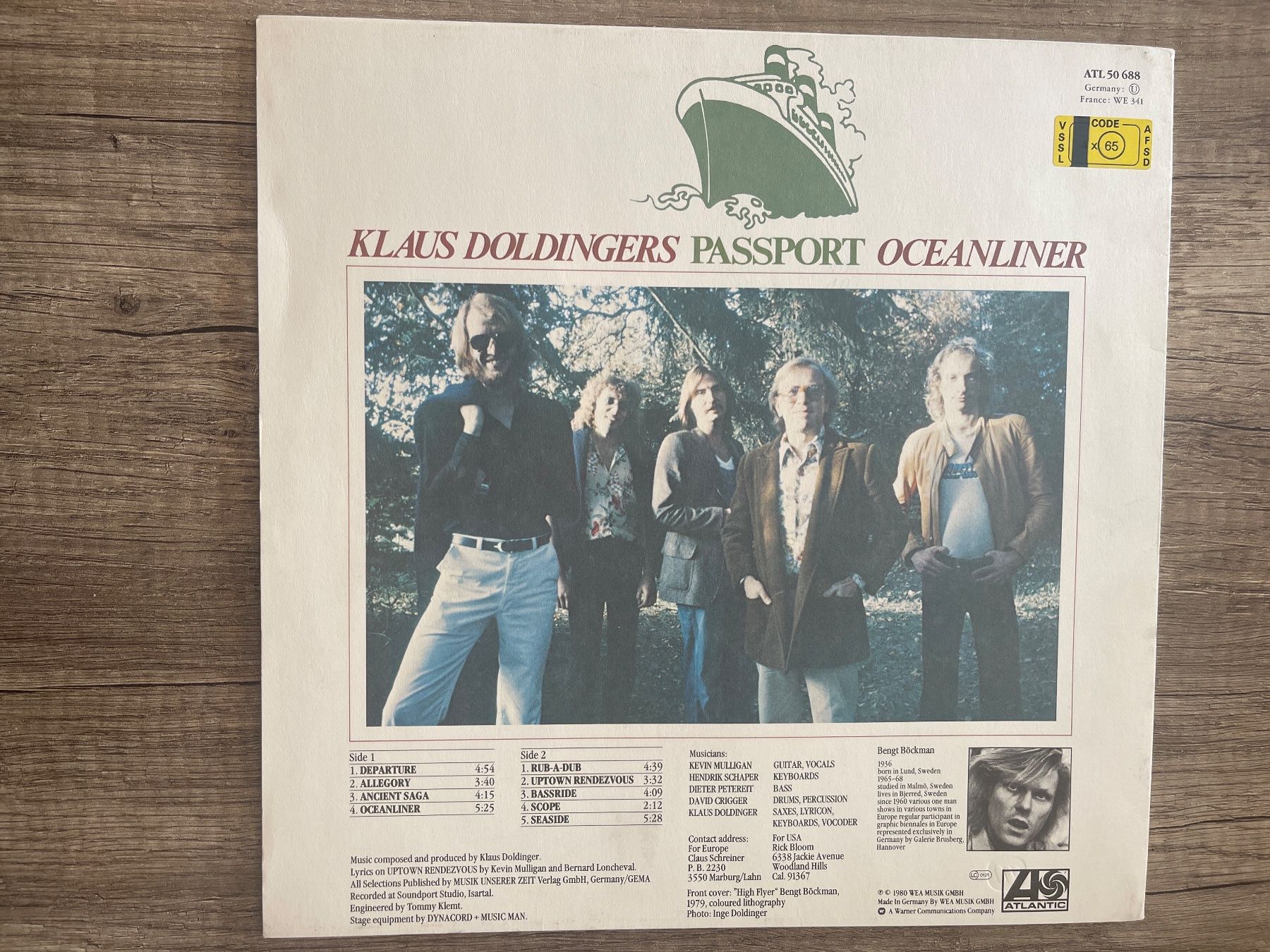Dischi in vinile: A856/Passport Oceanliner – Usato da Frutigen venduto da Philippe_jsp 1