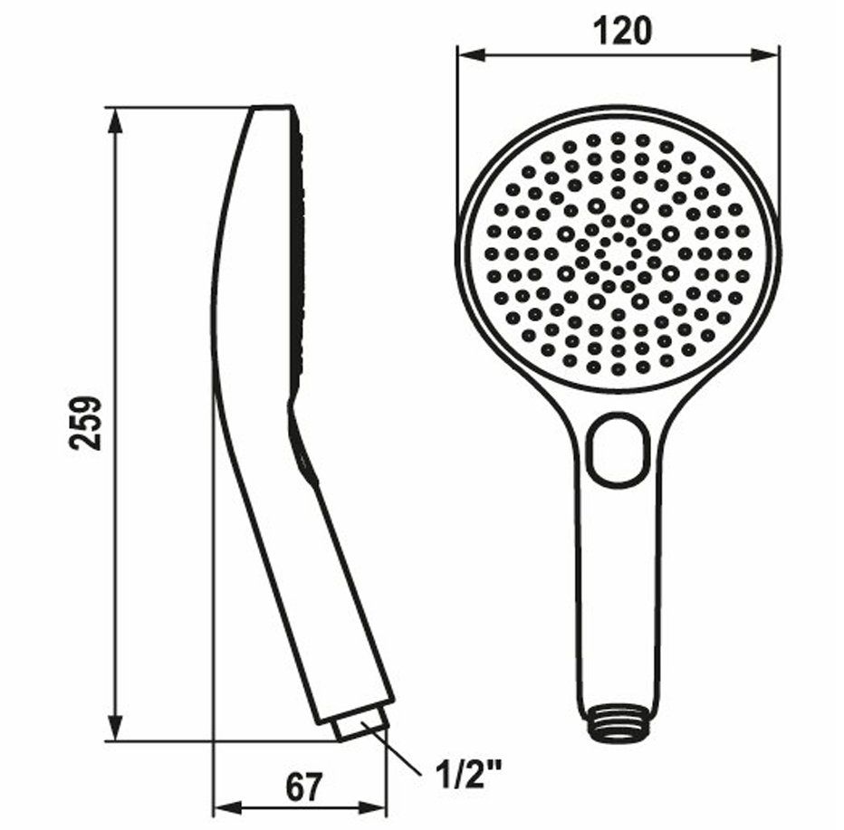 Kwc Duschbrausen: 576 KWC CHOICE-G Handbrause – Neu und originalverpackt aus Derendingen von Meisterstuecke 3