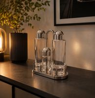 Huile vinaigre sel poivre - Alessi
