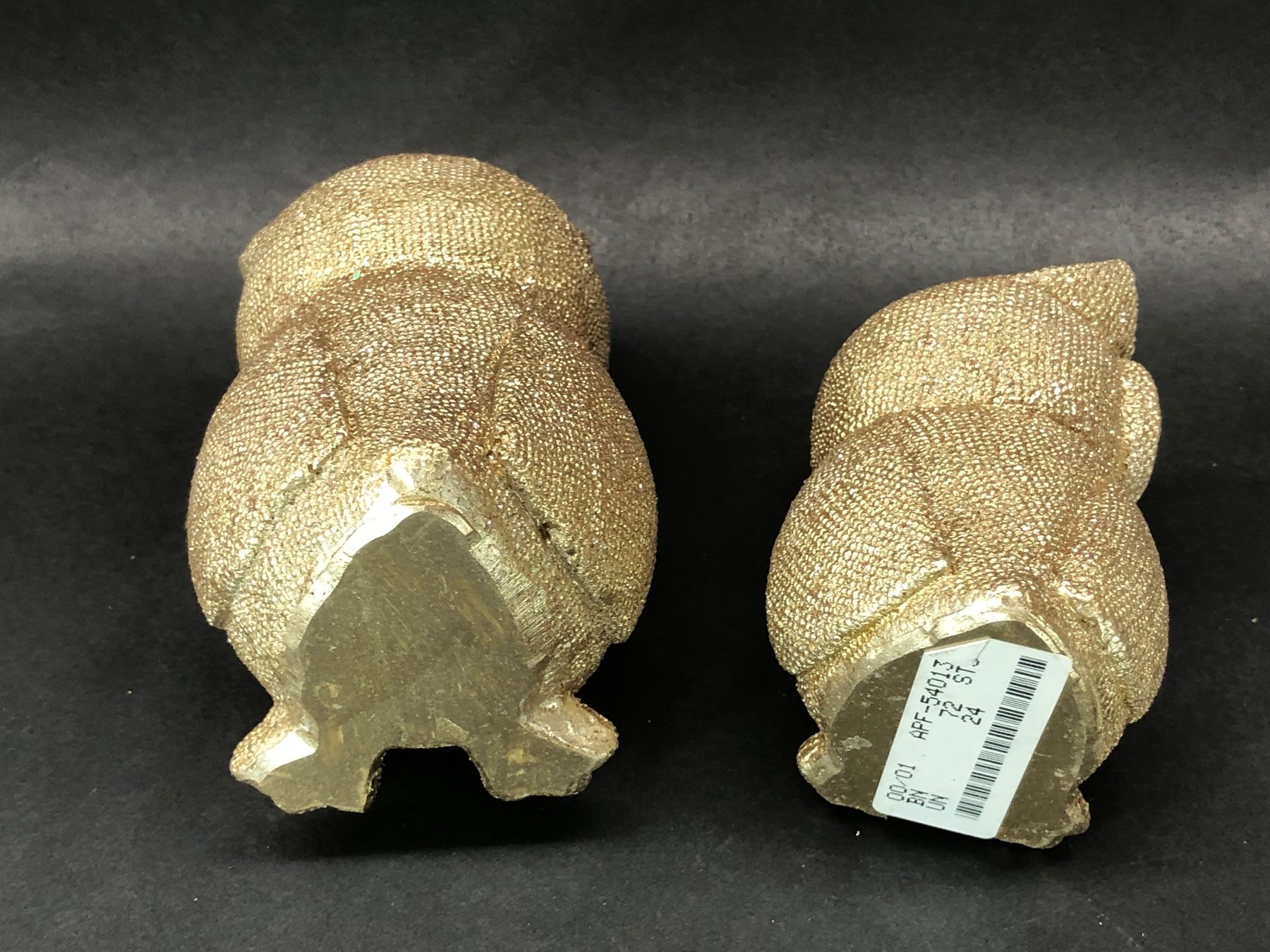 Statuette: 2 Deko Figuren Eule  /  Höhe ca. 12cm  + 9 cm - NEU – Nuovo (secondo la descrizione) da Bergdietikon venduto da Garak 5