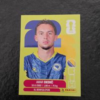 Fussball Sticker Amar Dedic SL Benfica Panini 2026 BIH3