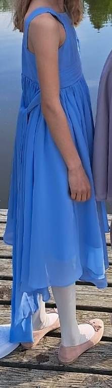 Kleider & Röcke: Sehr schönes Mädchen Kleid hellblau ca. Gr. 128/134 – Gebraucht aus Märwil von SchmidC14 1