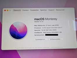 Apple iMac 27" 5K (Late 2015) - i7 4 GHz | 16GB RAM | 256SSD