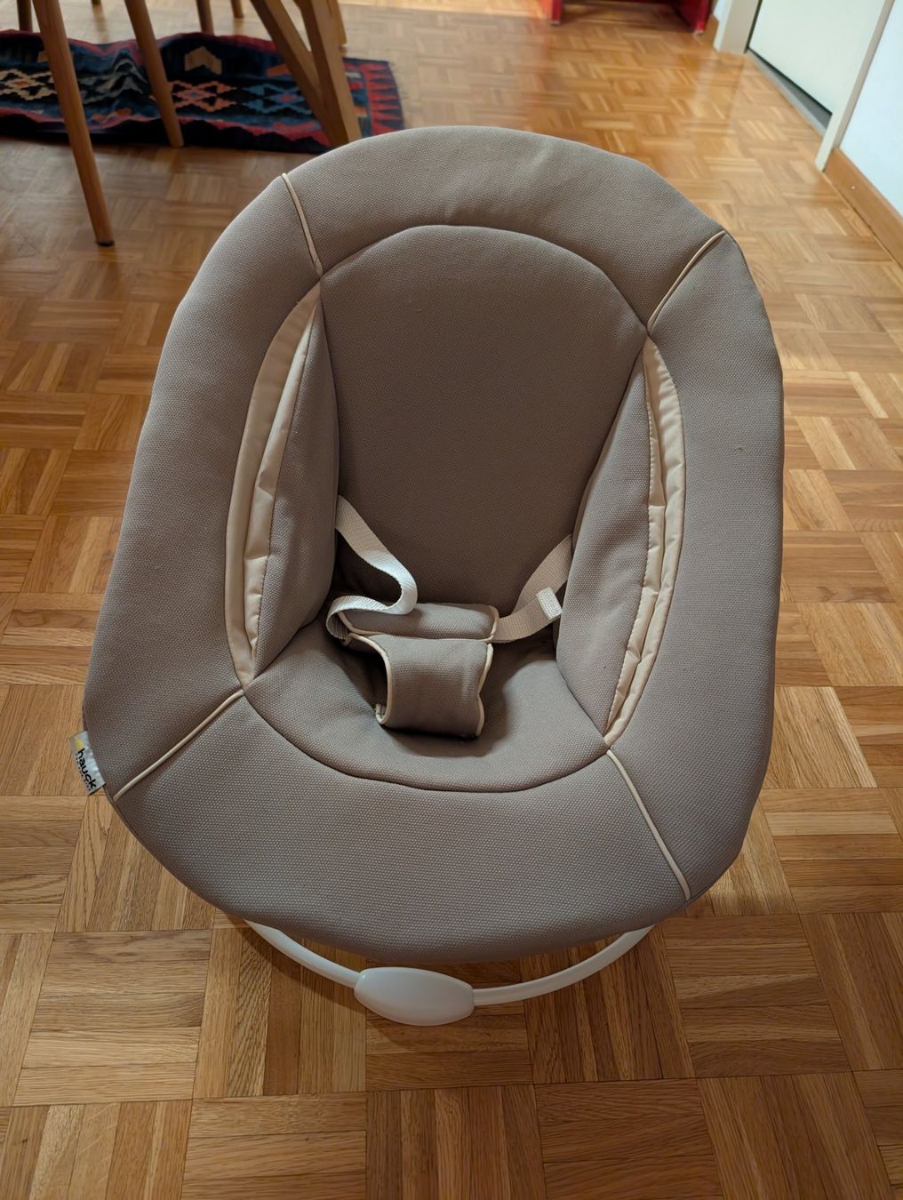 Hauck Sdraiette & Sdraiette a dondolo: Hauck Alpha Bouncer 2in1 stretch grey – Usato da Genève venduto da cat_wyt7 2