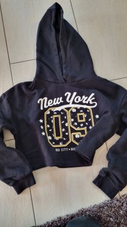 Bauchfreier Hoodie 146/152