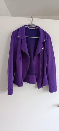 Lila Jacke - tolle, kräftige Farbe