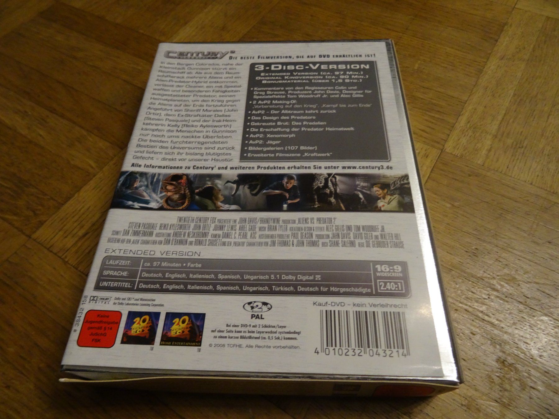 Tous les DVDs: Aliens vs Predator 2 DVD 3-Disc Extended – D'occasion à Olten par Disc-Verkauf 1