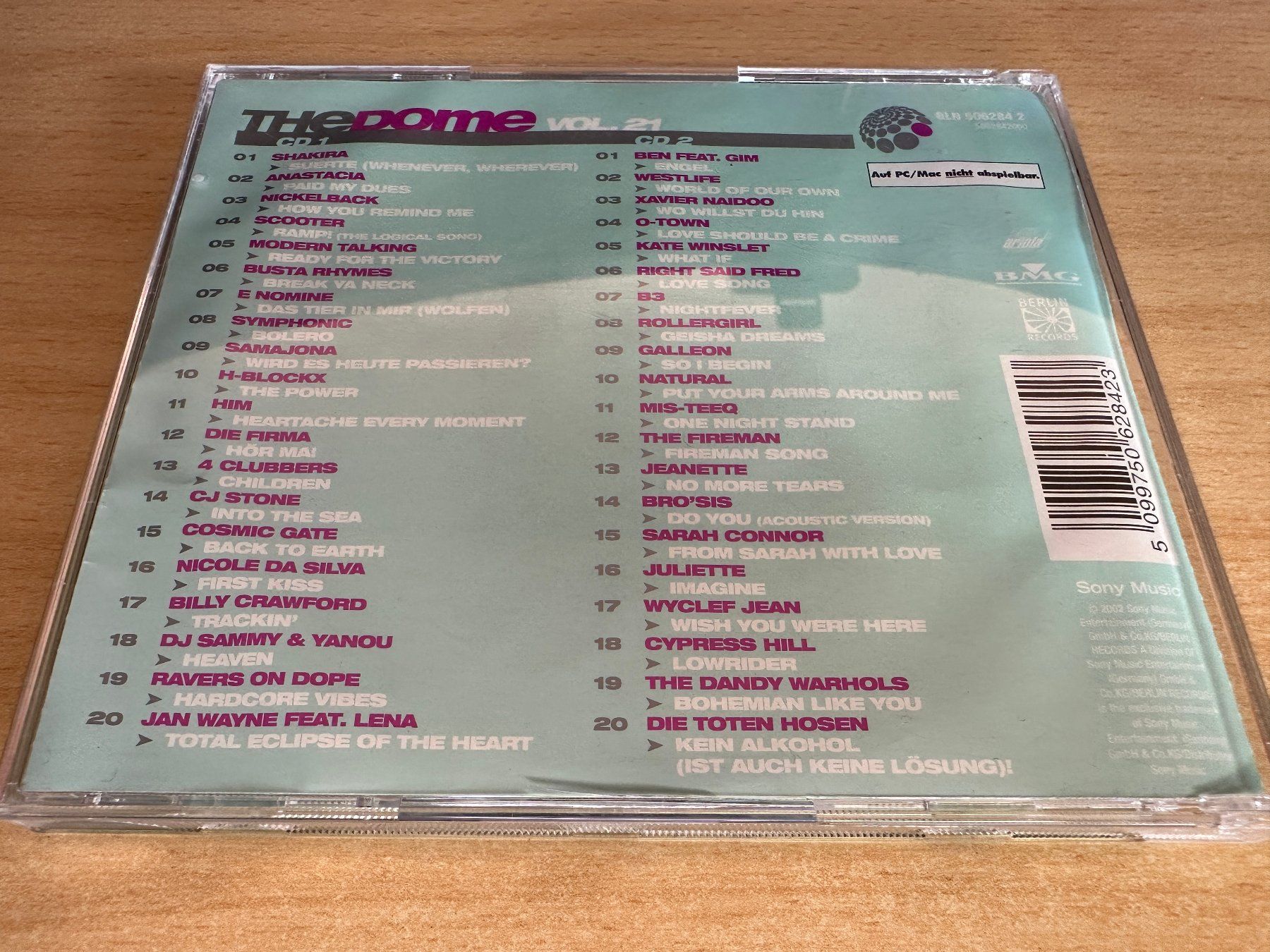 CD: Various – The Dome Vol. 21 - 2 CD – Usato da Rikon im Tösstal venduto da Alpenmutz 1