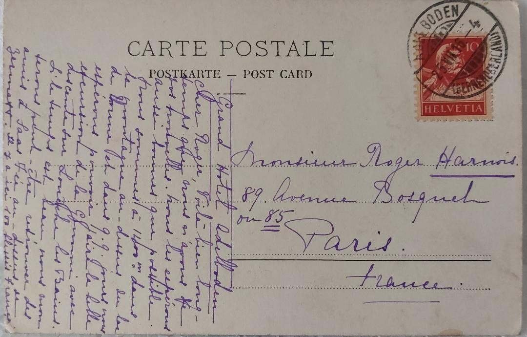 Cartoline postali: ADELBODEN - Engstligenbach - 1916 – Usato da Delémont venduto da Domdom1 1