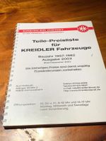 Kreidler Fahrzeuge, Baujahr 1957 - 1982