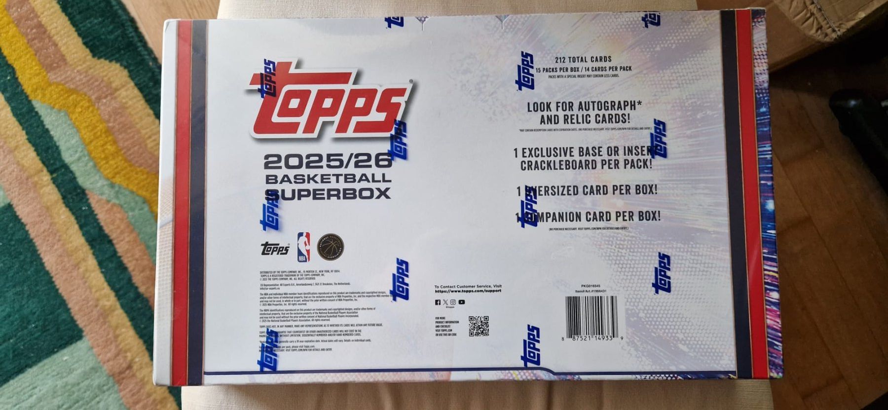 Topps Carte collezionabili: Boîte Topps 2025-2026 Superbox – Nuovo e nell'imballaggio originale da Lutry venduto da SwissBBCards 2