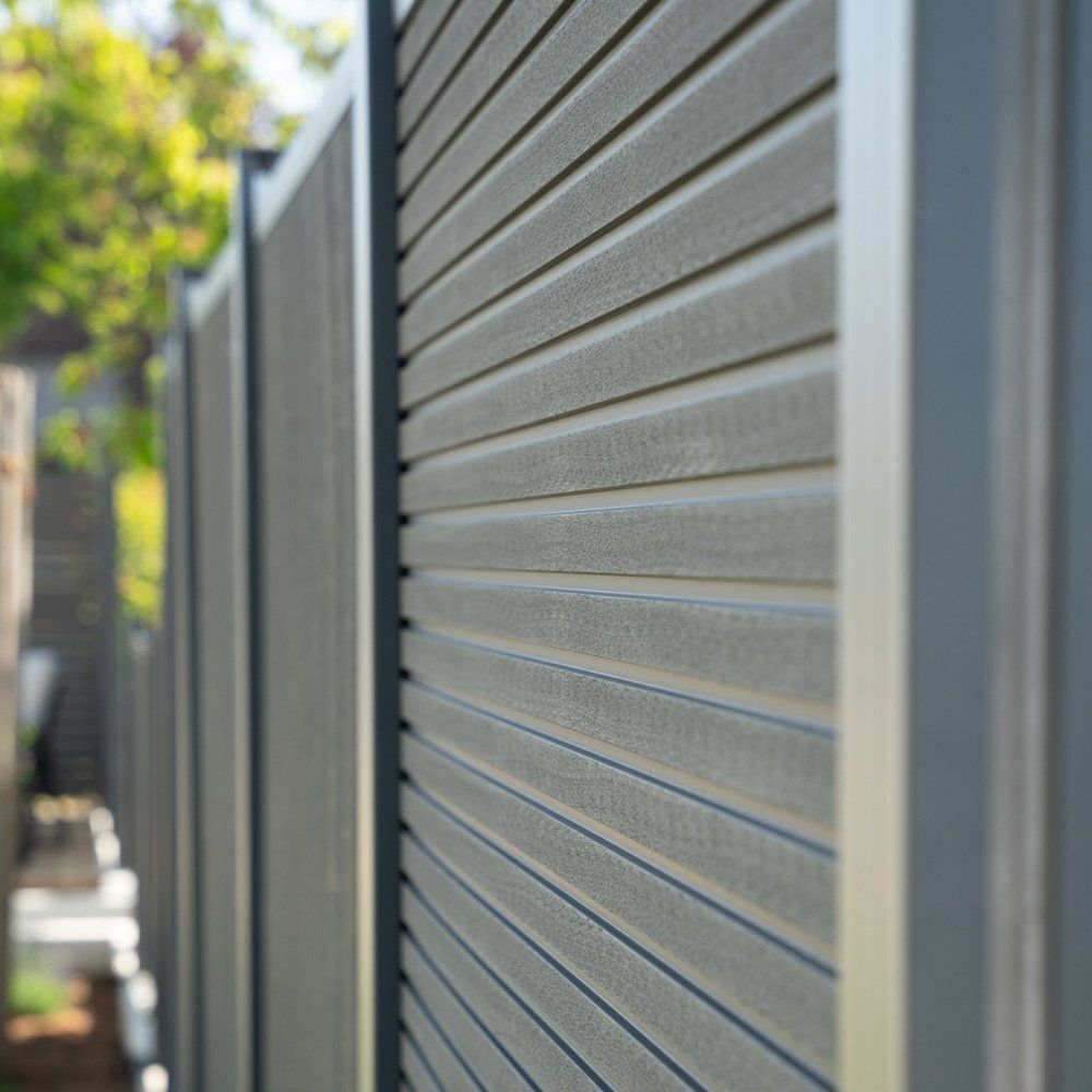 Fendivista: WPC Sichtschutzzaun - 2x Element + 3x Pfosten - Höhe: 185cm – Nuovo e nell'imballaggio originale da Wallenwil venduto da toesstal-vertrieb 3