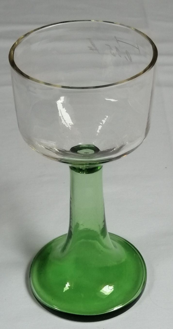 Gläser: Weinglas antik, Höhe 16.7 cm, um 1880-1900 – Gebraucht aus Oberriet SG von Atir47 1